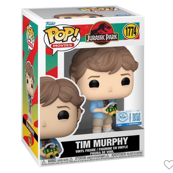 NEW Funko POP! 🦖 Tim Murphy - Picture 1 of 7